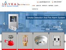 Tablet Screenshot of jayrajfire.com